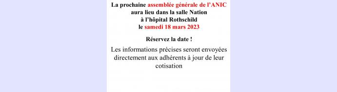                                                                                         Annonce AG 2023
