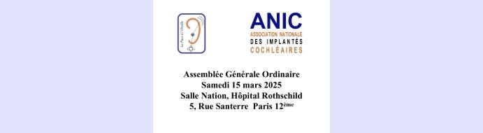                                                                         Assemblée Générale 2025 de l'ANIC